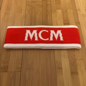 MCM Bold Red and White Headband